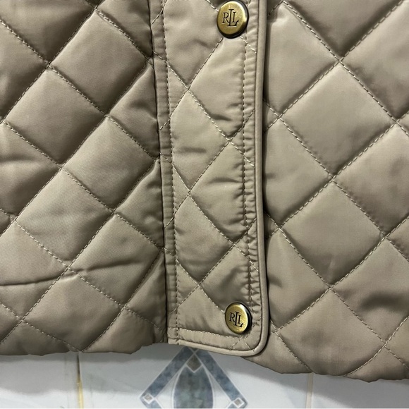 Lauren Ralph Lauren Diamond Quilted Mockneck Jacket Women’s Small Classic Preppy - Picture 4 of 14
